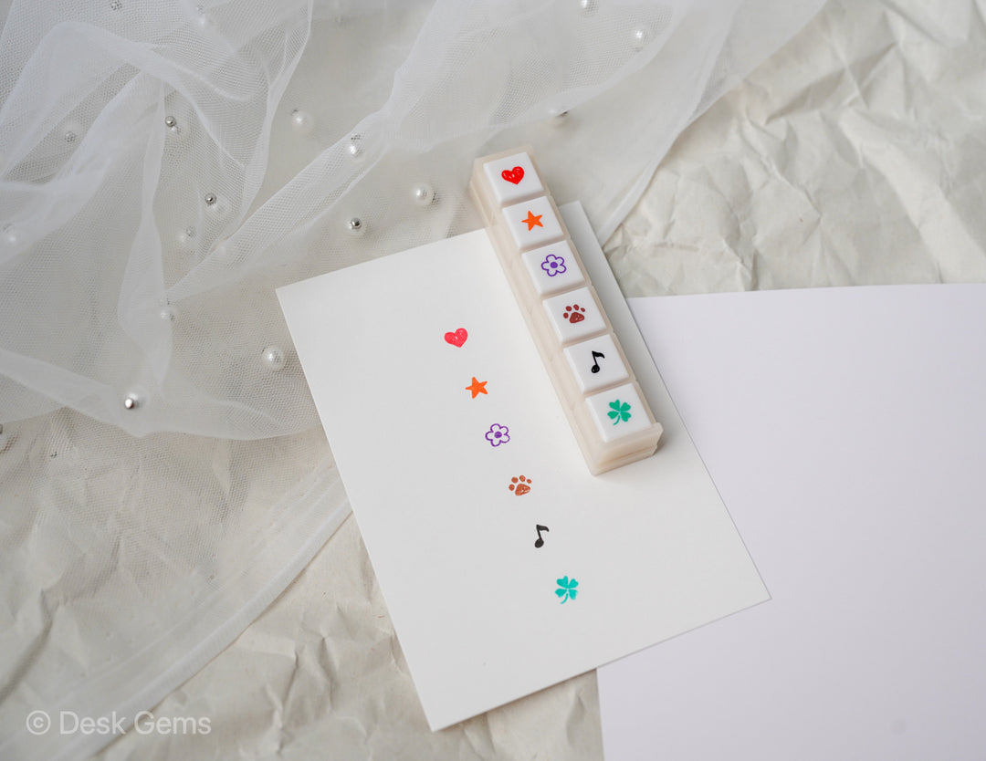 Kodomo No Kao Pochitto6 Push-button Stamp - My Own Marks