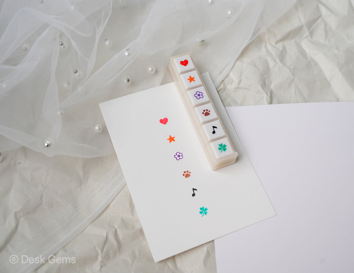 Kodomo No Kao Pochitto6 Push-button Stamp - My Own Marks