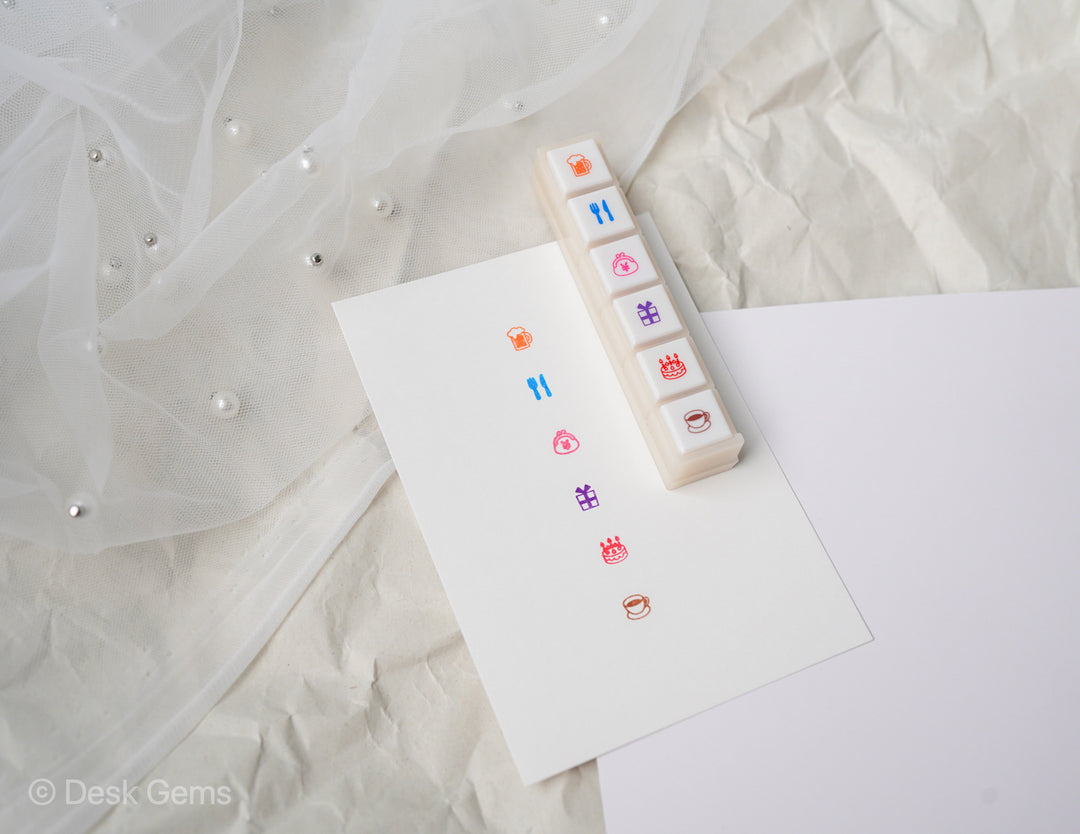 Kodomo No Kao Pochitto6 Push-button Stamp - My Schedule