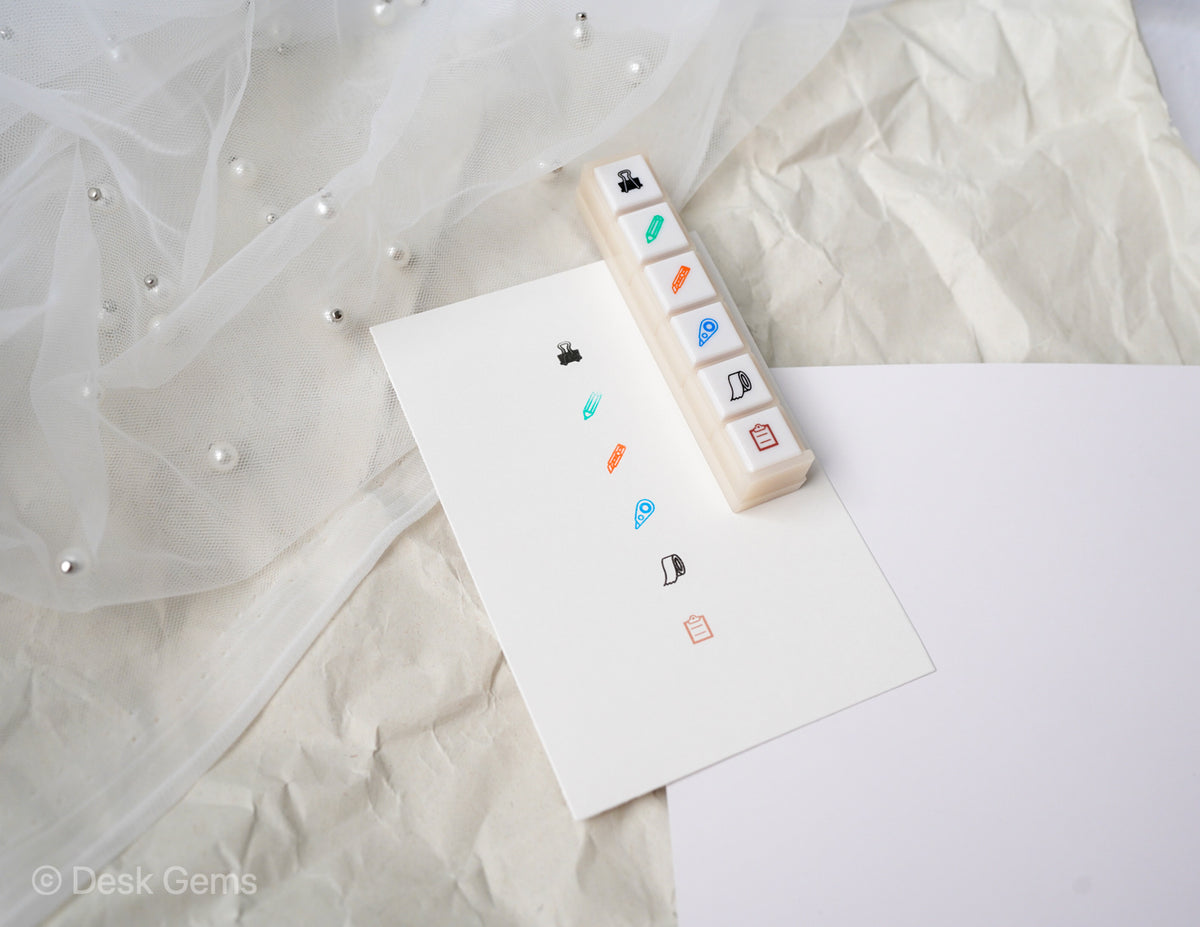 Kodomo No Kao Pochitto6 Push-button Stamp - Stationery