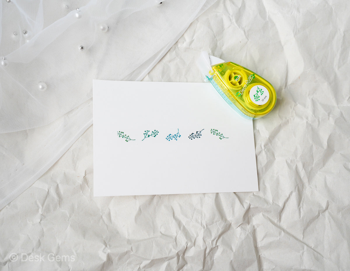 PLUS Wide Deco Rush Tape (2022 New Varieties) - Leaf