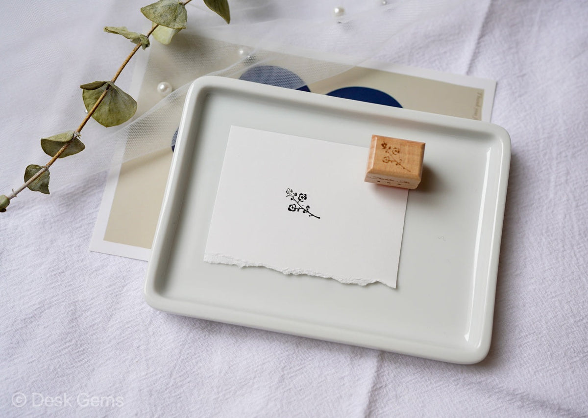 Freckles Tea Wooden Block Stamp - Branch 