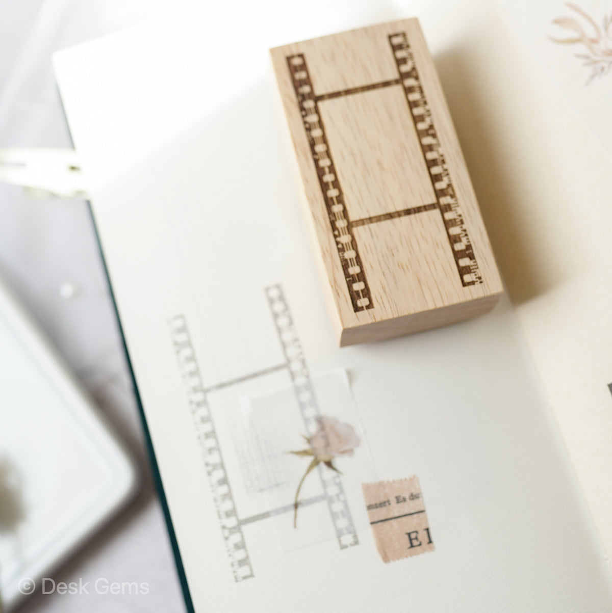 SOM Film Wooden Rubber Stamp 