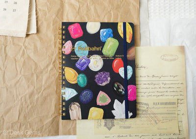 Rollbahn Limited Edition Large Pocket Notebook - Gems 