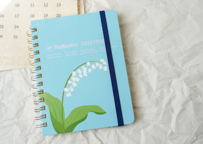 Rollbahn 2022/2023 Pocket Planner - Lily of the Valley 