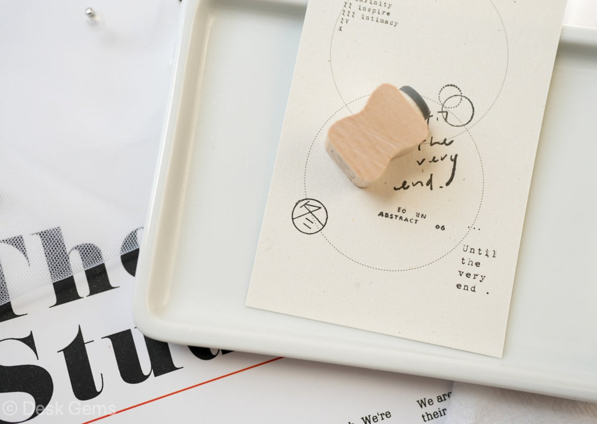 SOM Seasons Postmark Rubber Stamp - Winter