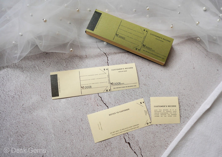 SOM Film Memo Pads - Light Green(A)