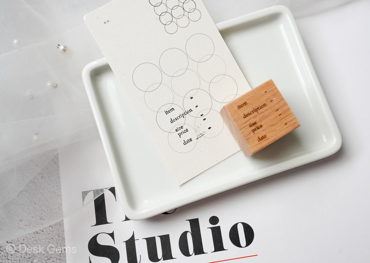 SOM Rubber Stamp - Item Description