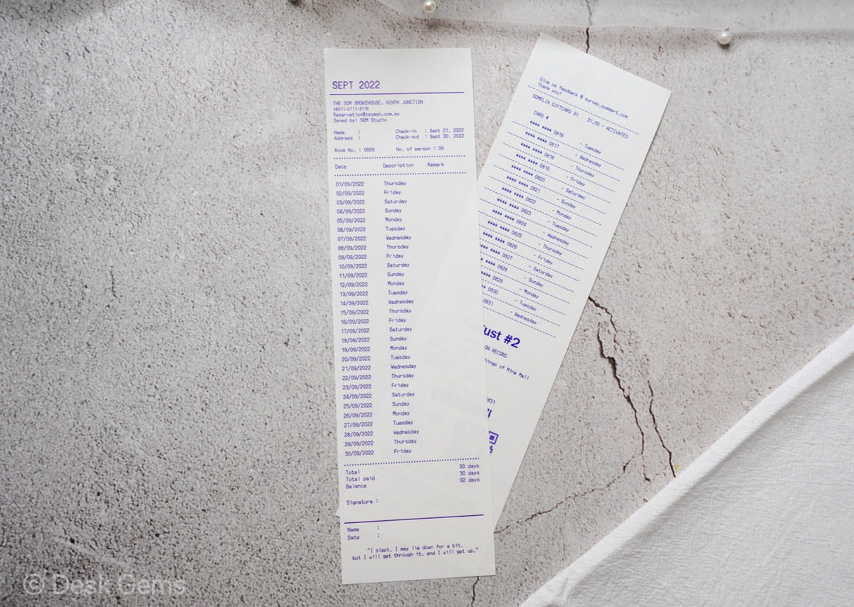 SOM Receipt Calendar 2022