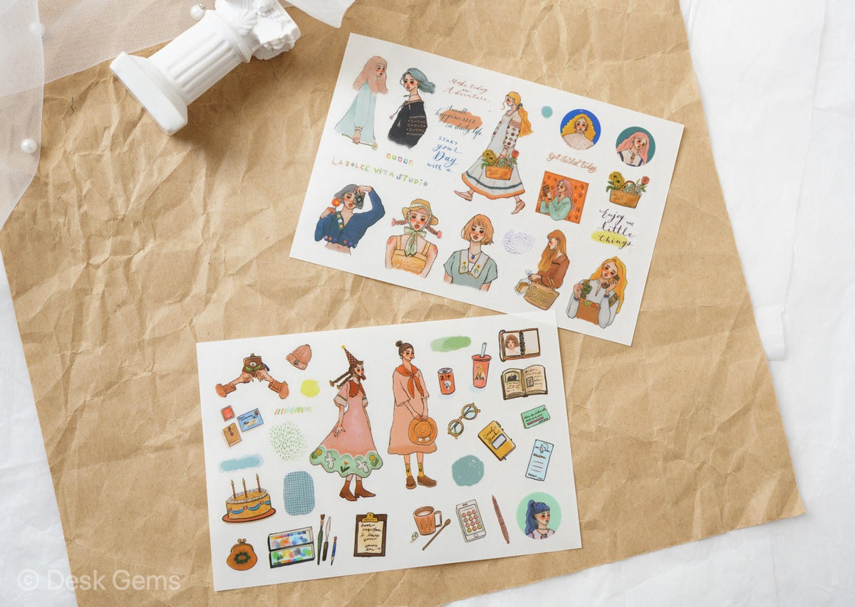 La Dolce Vita Transfer Sticker - The Song of Hundred Flowers 
