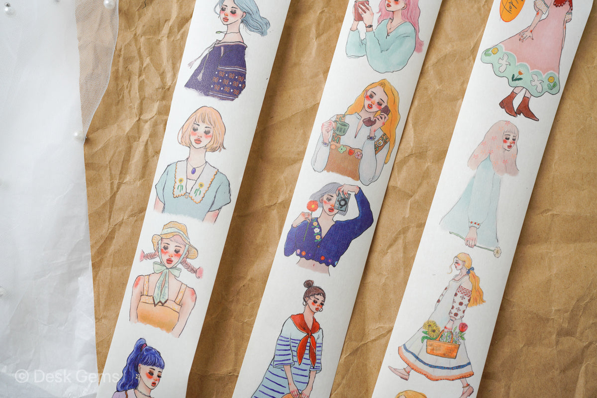La Dolce Vita Washi Tape - The Song of Hundred Flowers