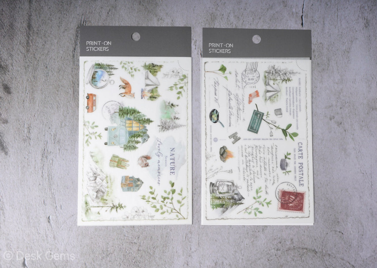 MU Print-on Stickers - Traveling in the Mountains - No. 189 
