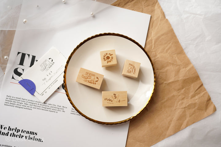 Phavourite x Fion Rubber Stamp Set - Thoughts in Silence