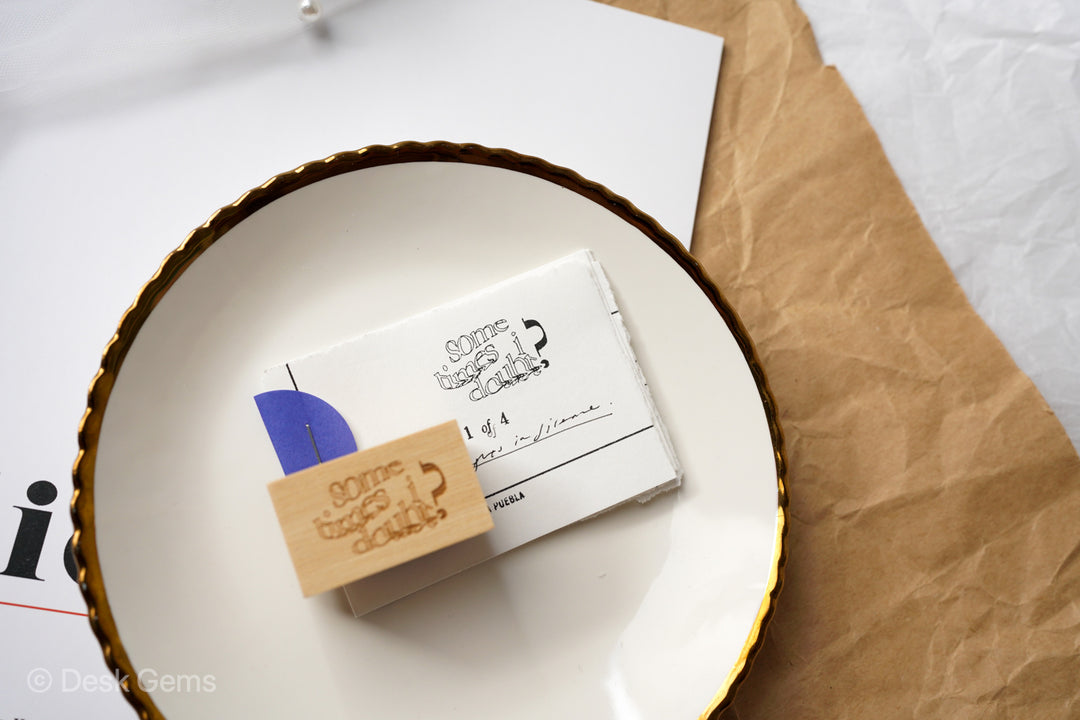 Phavourite x Fion Rubber Stamp Set - Thoughts in Silence