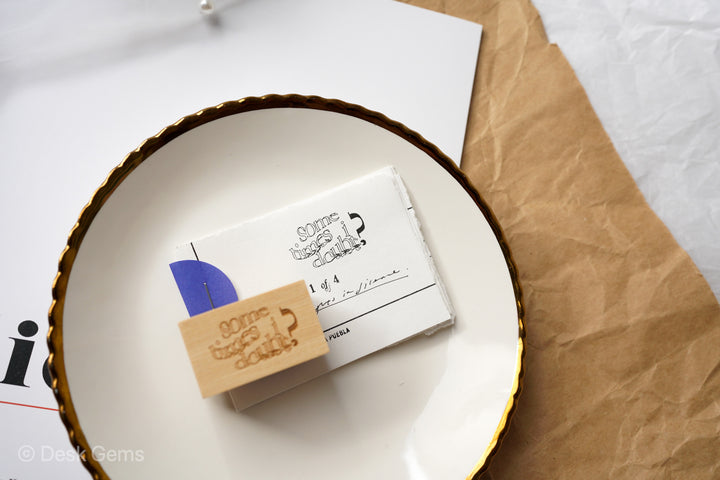 Phavourite x Fion Rubber Stamp Set - Thoughts in Silence