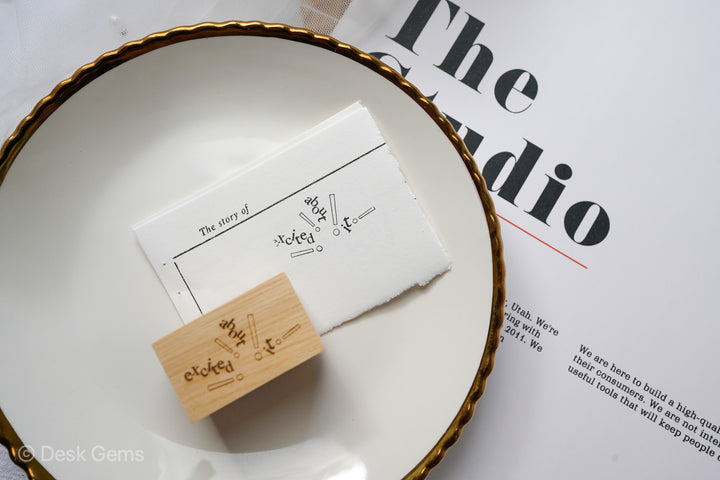 Phavourite x Fion Rubber Stamp Set - Thoughts in Silence