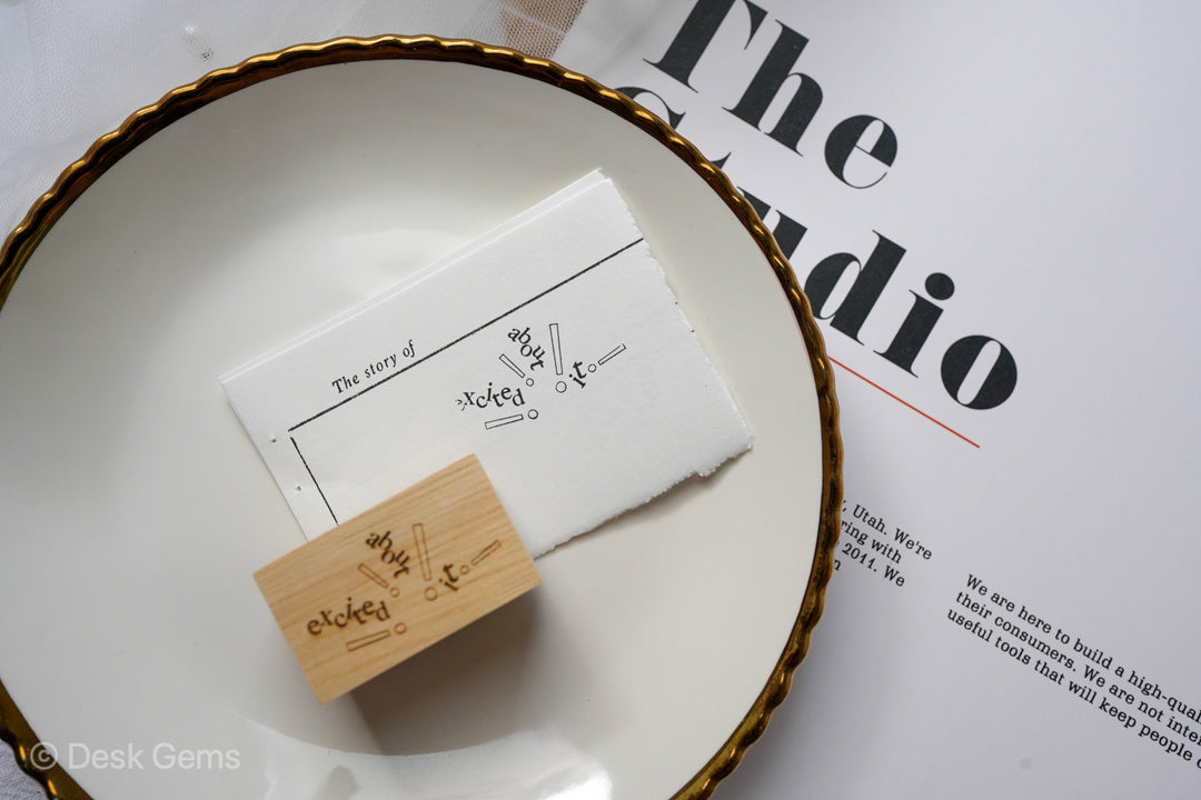 Phavourite x Fion Rubber Stamp Set - Thoughts in Silence