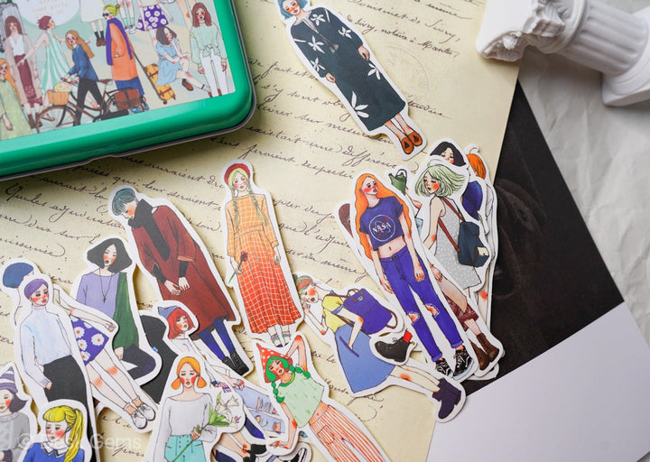 La Dolce Vita Sticker Tin - Stylish Ladies