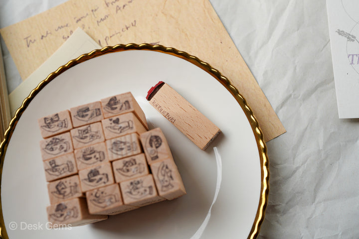 Kurukynki Wish Rubber Stamp