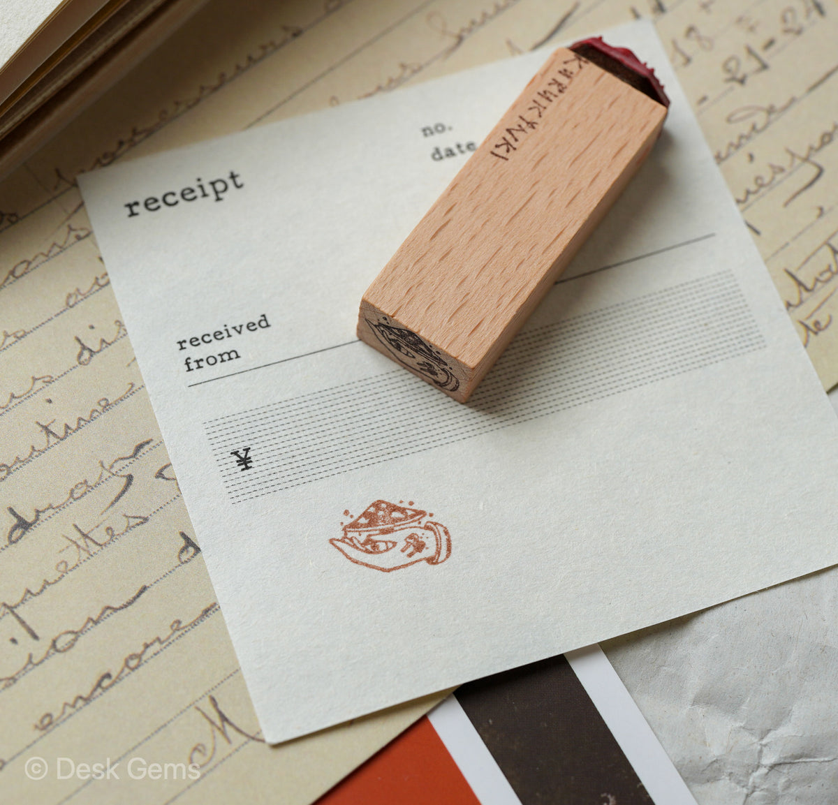 Kurukynki Wish Rubber Stamp