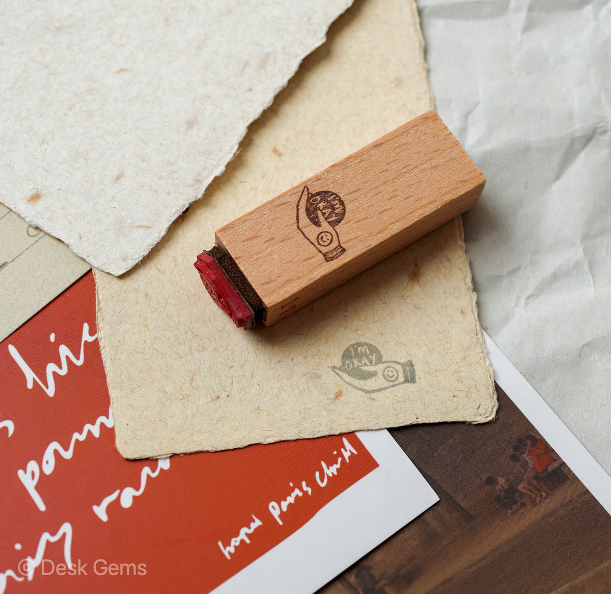 Kurukynki Wish Rubber Stamp