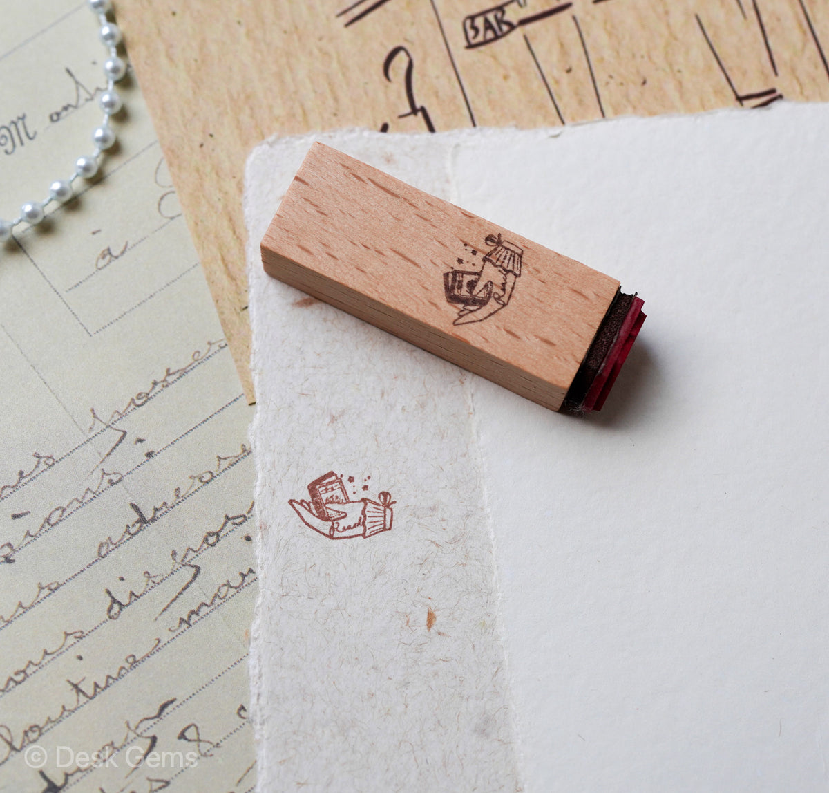 Kurukynki Wish Rubber Stamp