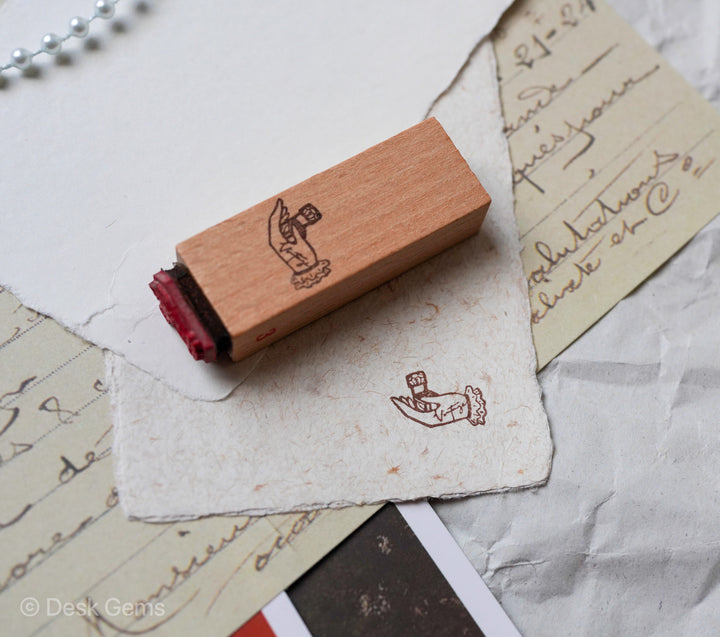 Kurukynki Wish Rubber Stamp
