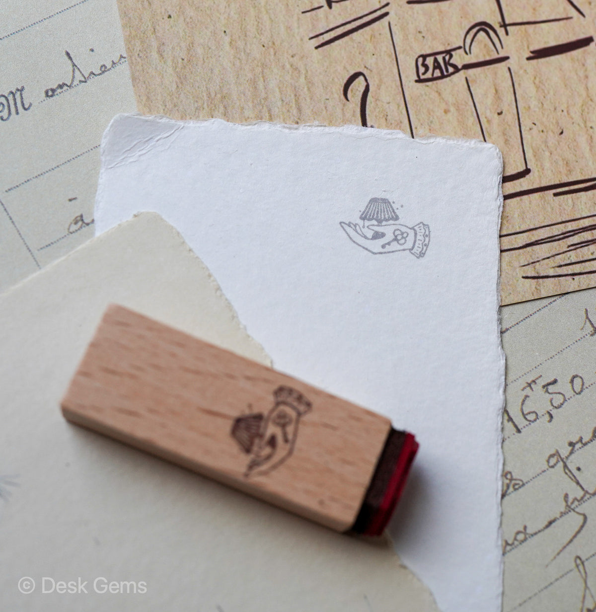 Kurukynki Wish Rubber Stamp