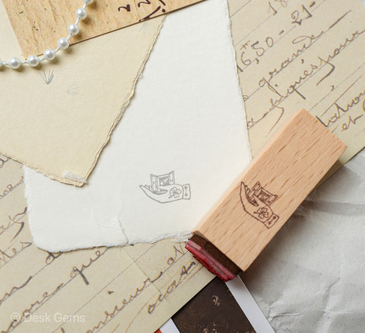 Kurukynki Wish Rubber Stamp