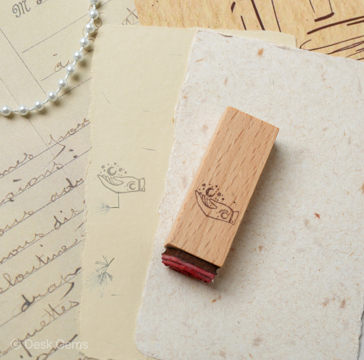 Kurukynki Wish Rubber Stamp