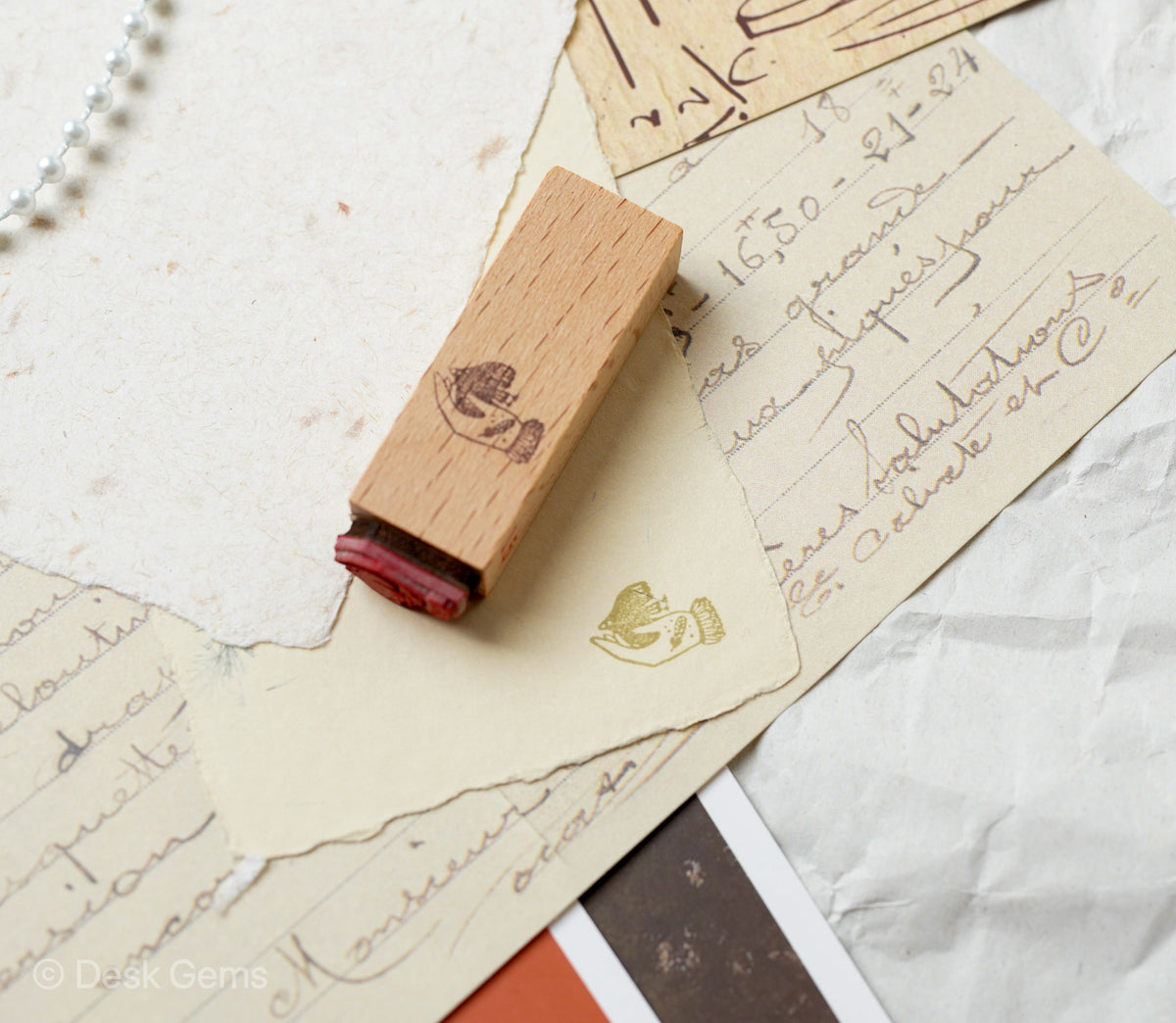 Kurukynki Wish Rubber Stamp