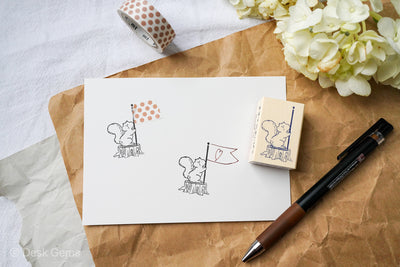 Beverly "Washi Tape's Companion" Rubber Stamp - Squirrel