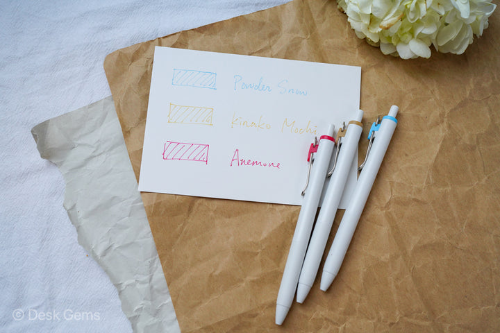 Uni-ball Gel Pen Limited Edition - 3 Color Sets - Winter