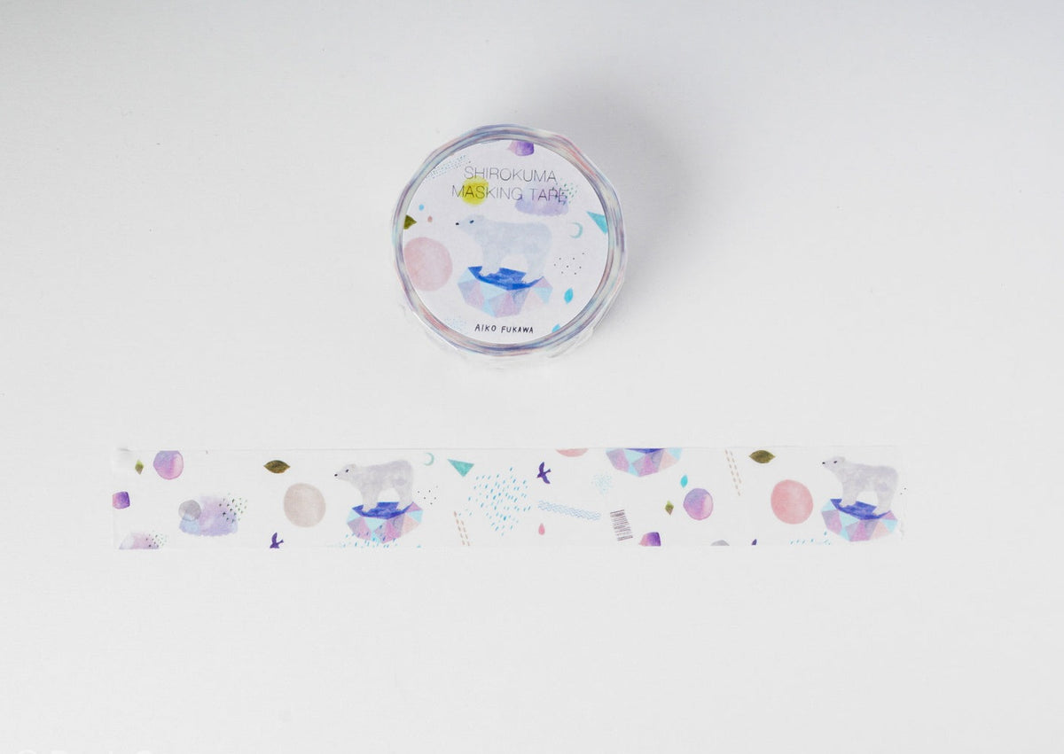 Hyogensha x Aiko Fukawa Washi Tape - Polar Bear 