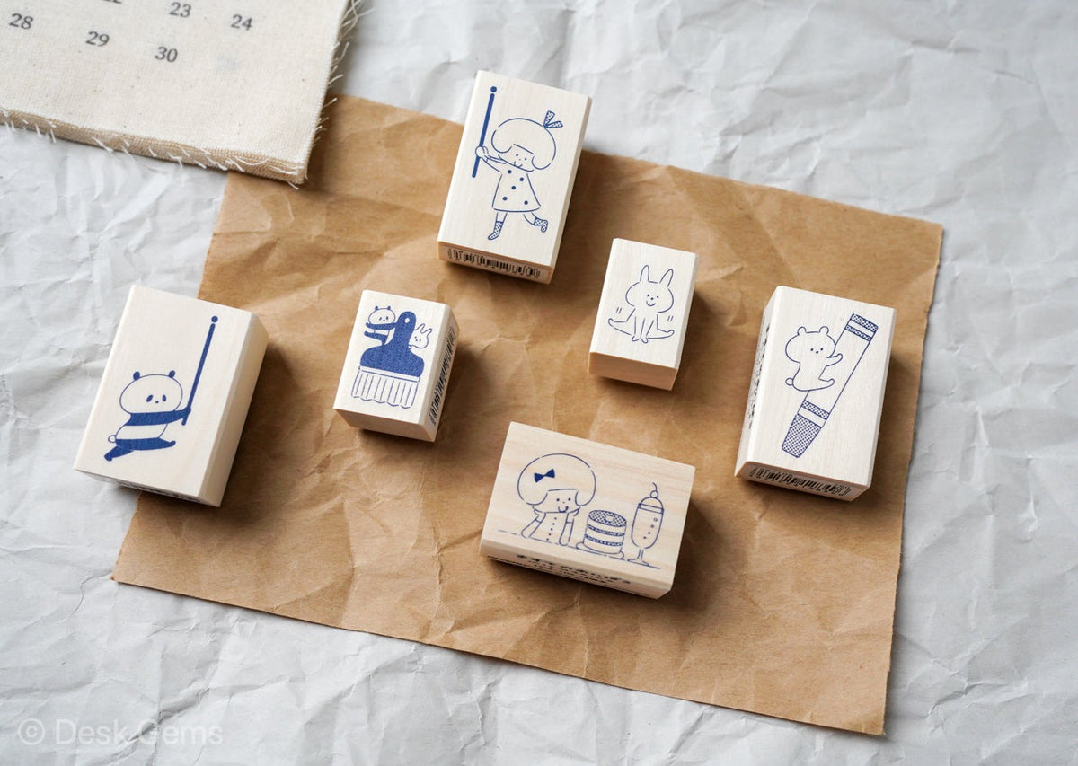 Beverly x Mizutama "Washi Tape's Buddy" Rubber Stamp 