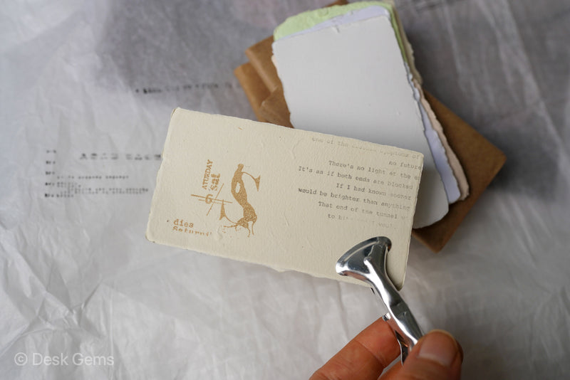 Dyna Handmade Paper Set - Business Card Size 
