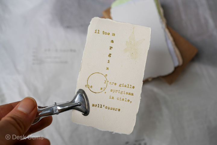 Dyna Handmade Paper Set - Business Card Size 