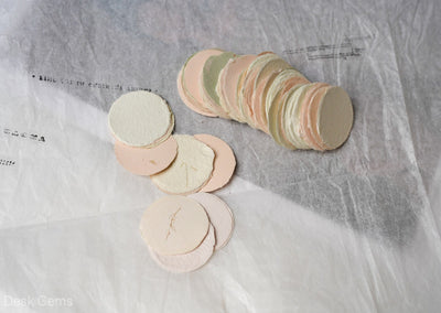 Dyna Handmade Paper Set - Round (Small) 