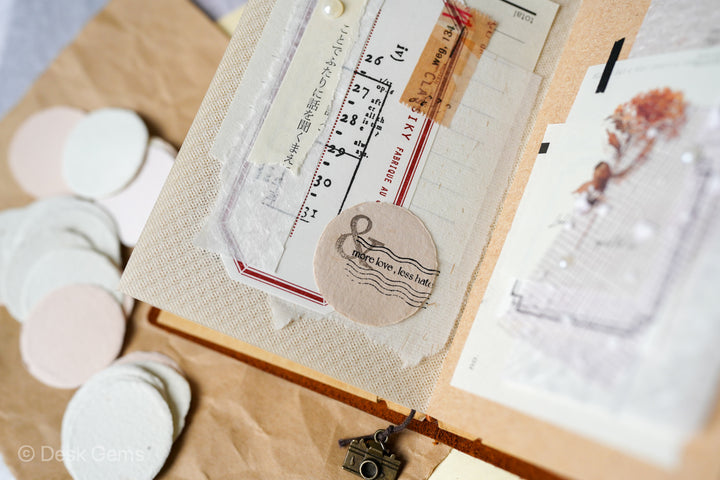 Dyna Handmade Paper Set - Round (Small)