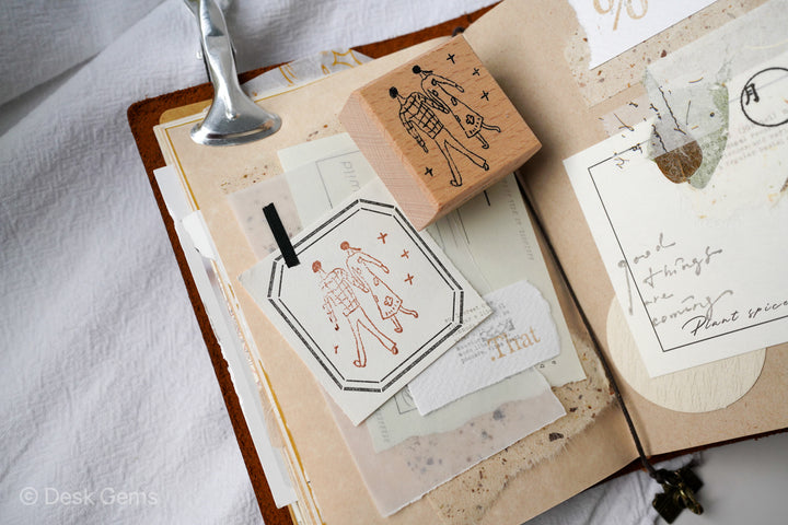 Pion Rubber Stamp -  Together
