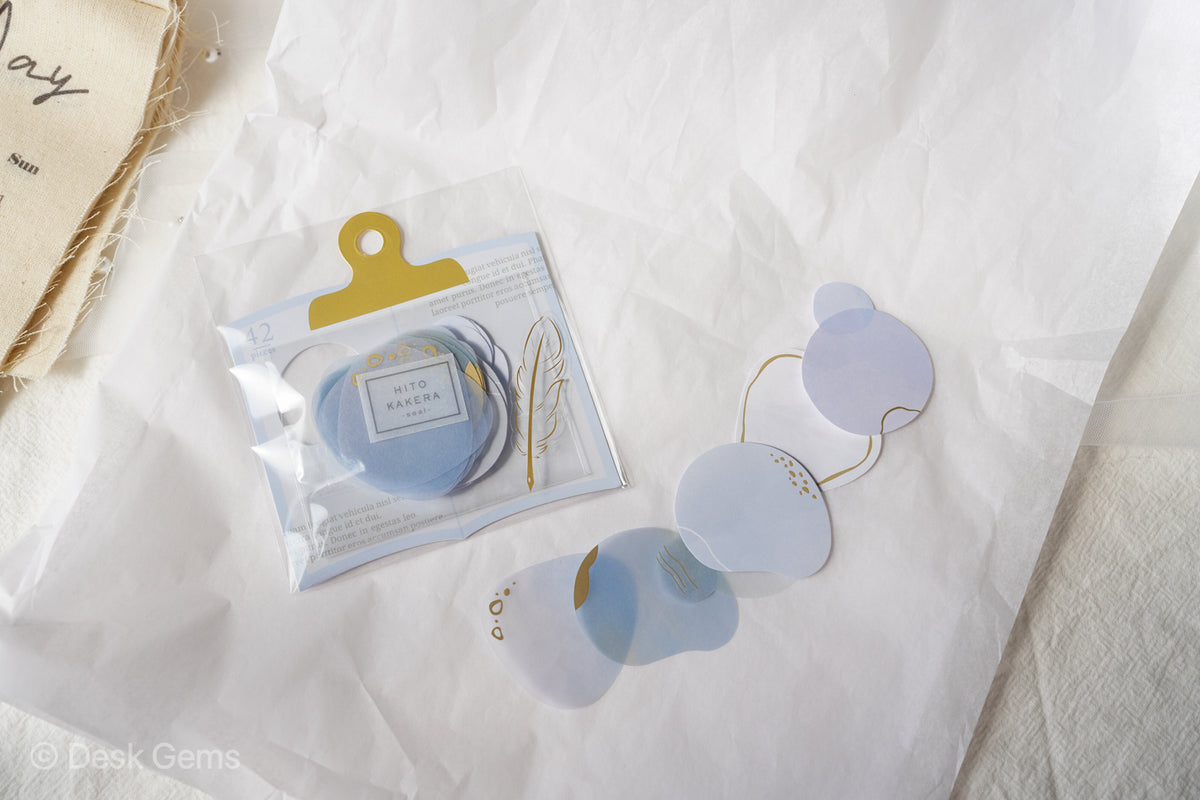 Hito Kakera Decoration Stickers - Blue