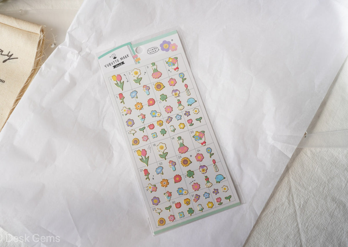 Crux Yurutto Mark Petit Stickers Flower