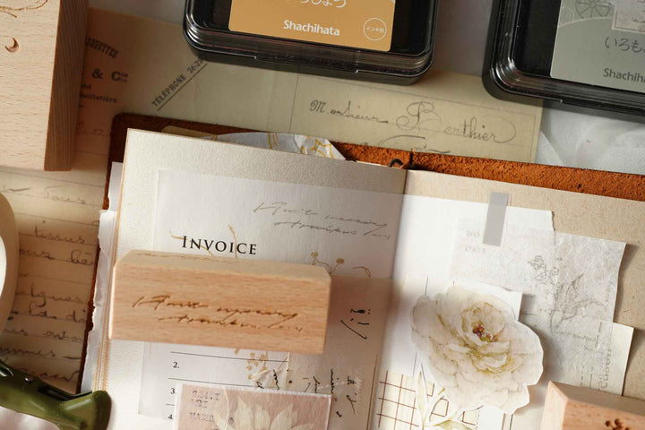 Jeenzaa-Zoey Branches and Moon Rubber Stamp Set
