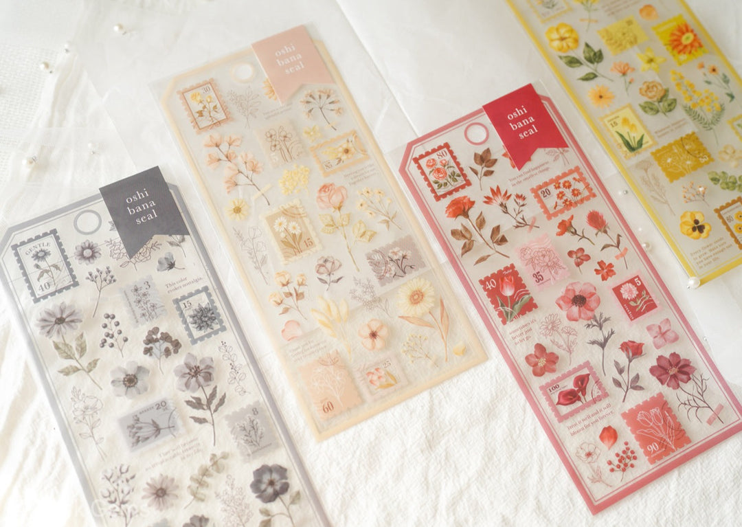 Mind Wave Pressed Flower Stickers 