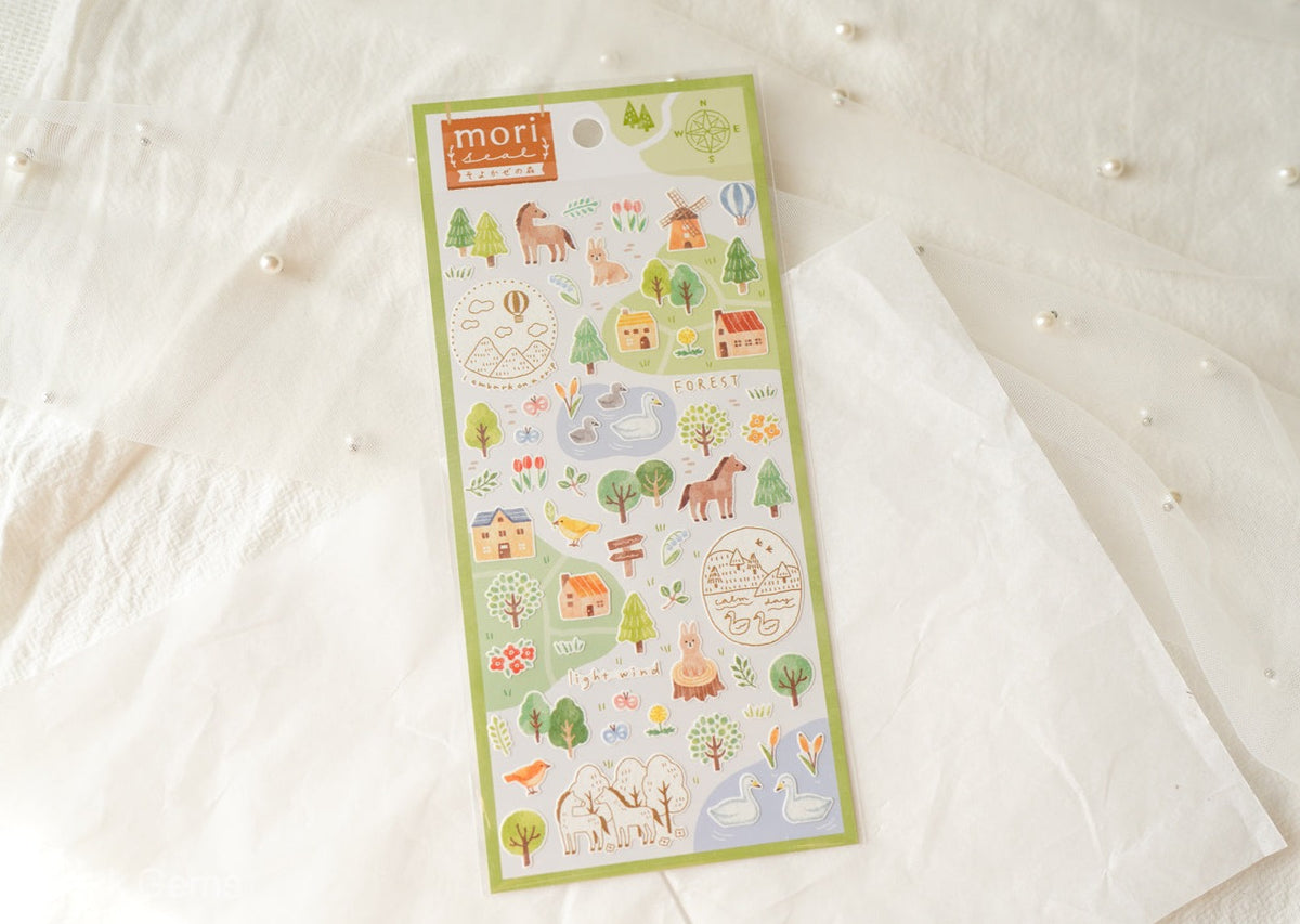 Mind Wave Forest Stickers - Spring