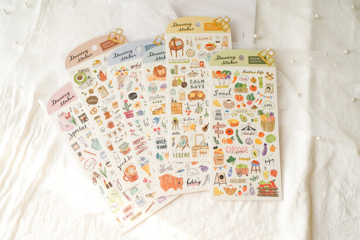 Mind Wave Drawing Stickers 