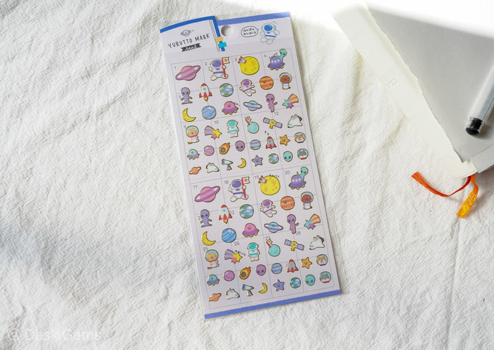 Crux Yurutto Mark Petit Stickers - Outer Space