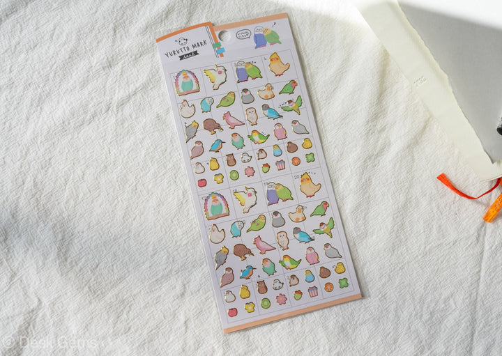 Crux Yurutto Mark Petit Stickers - Parakeet