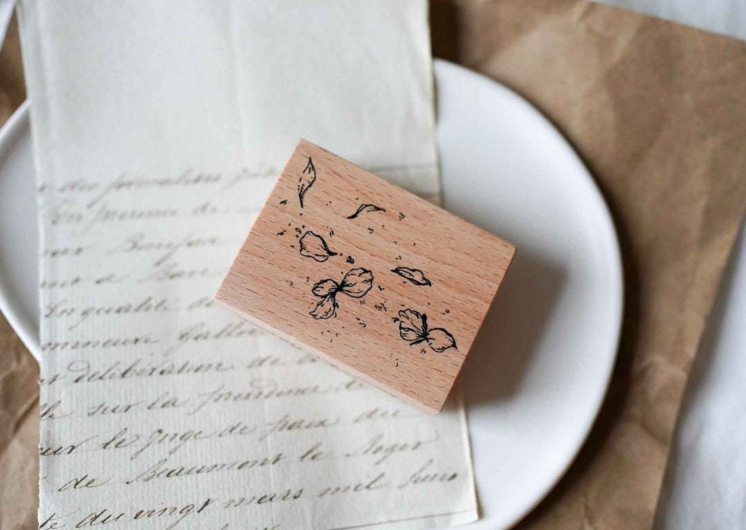 Jeenzaa-Zoey Original Rubber Stamp - Petals