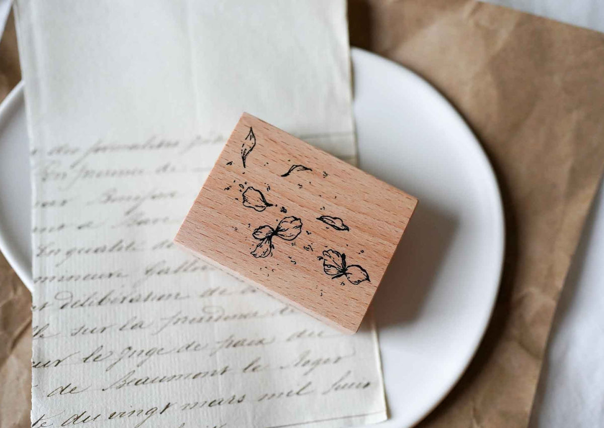 Jeenzaa-Zoey Original Rubber Stamp - Petals